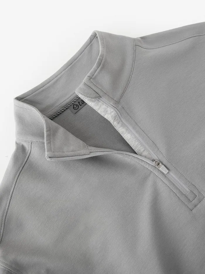 Men Cloud French Terry Quarter Zip Tasc Performance Quarter Zips