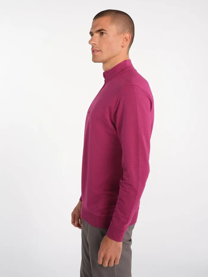 Men Cloud French Terry Quarter Zip Tasc Performance Quarter Zips