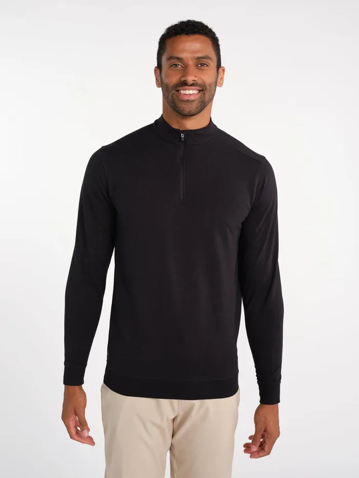 Men Cloud French Terry Quarter Zip Tasc Performance Quarter Zips