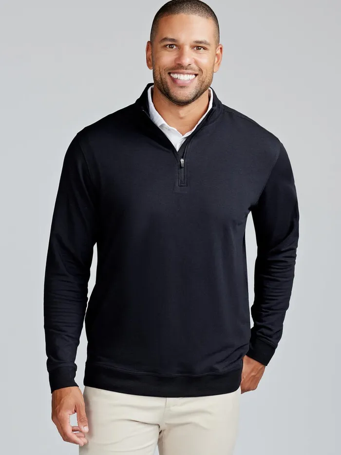 Men Cloud French Terry Quarter Zip Tasc Performance Quarter Zips