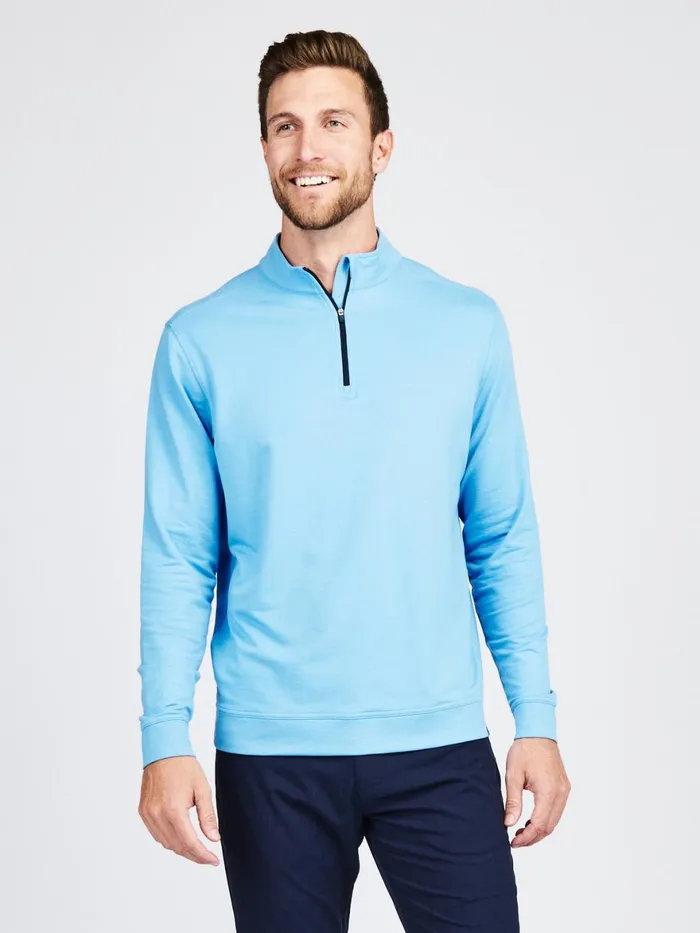 Men Cloud French Terry Quarter Zip Tasc Performance Quarter Zips