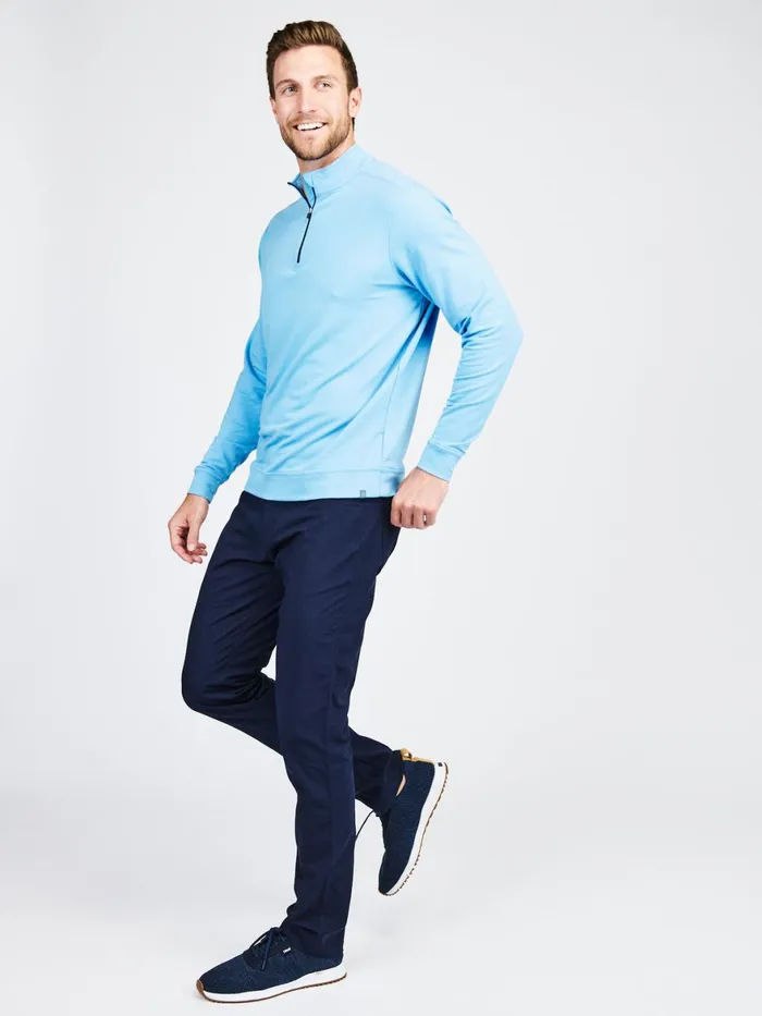 Men Cloud French Terry Quarter Zip Tasc Performance Quarter Zips