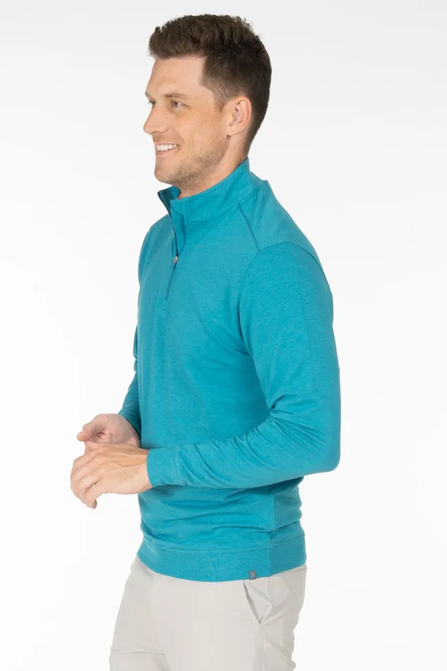 Men Cloud French Terry Quarter Zip Tasc Performance Quarter Zips