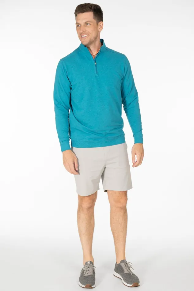 Men Cloud French Terry Quarter Zip Tasc Performance Quarter Zips