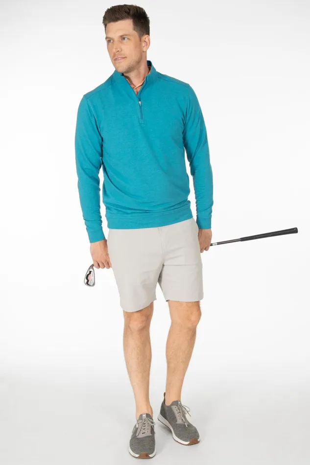 Men Cloud French Terry Quarter Zip Tasc Performance Quarter Zips