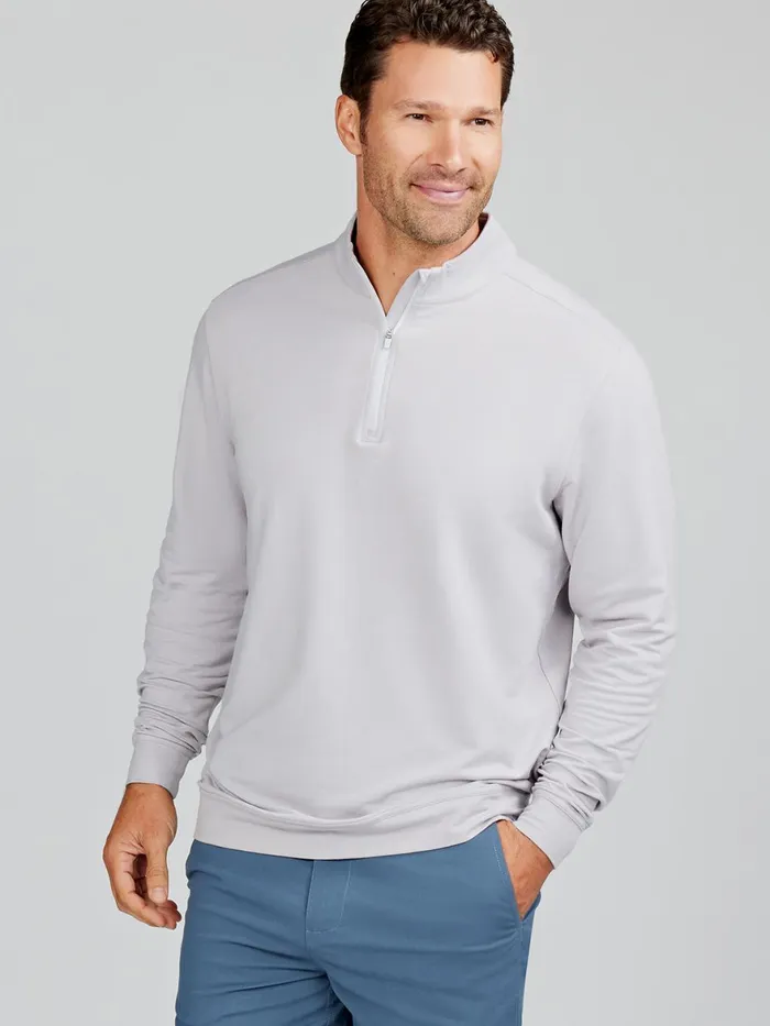 Men Cloud French Terry Quarter Zip Tasc Performance Quarter Zips