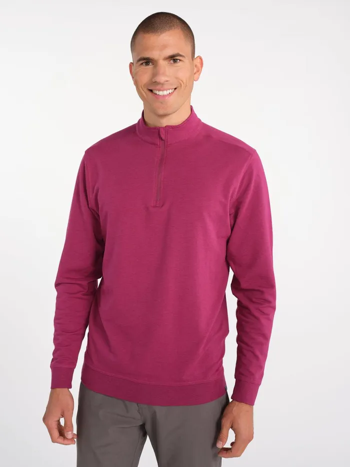 Men Cloud French Terry Quarter Zip Tasc Performance Quarter Zips