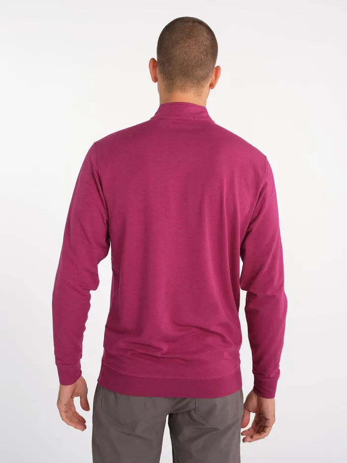 Men Cloud French Terry Quarter Zip Tasc Performance Quarter Zips