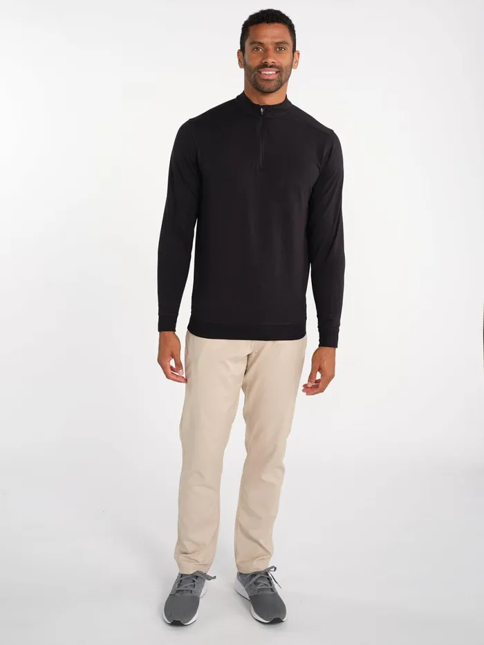 Men Cloud French Terry Quarter Zip Tasc Performance Quarter Zips