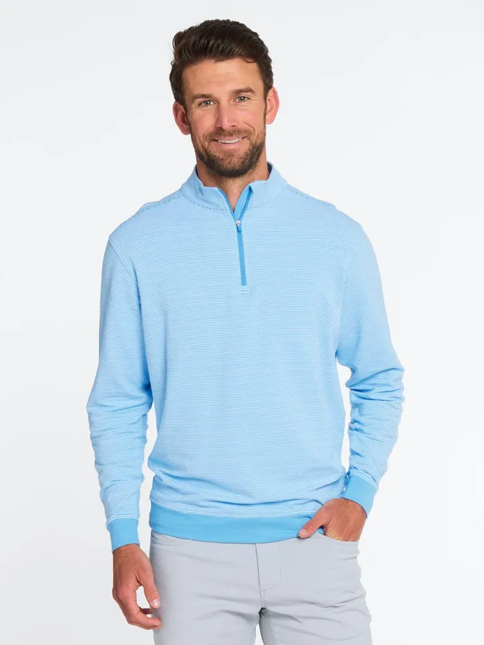 Men Cloud French Terry Quarter Zip Tasc Performance Quarter Zips