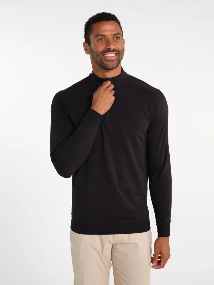Men Cloud French Terry Quarter Zip Tasc Performance Quarter Zips