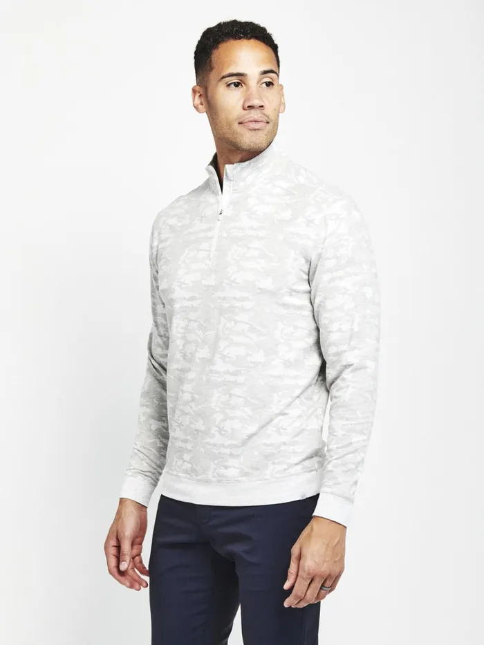 Men Cloud French Terry Quarter Zip Tasc Performance Quarter Zips