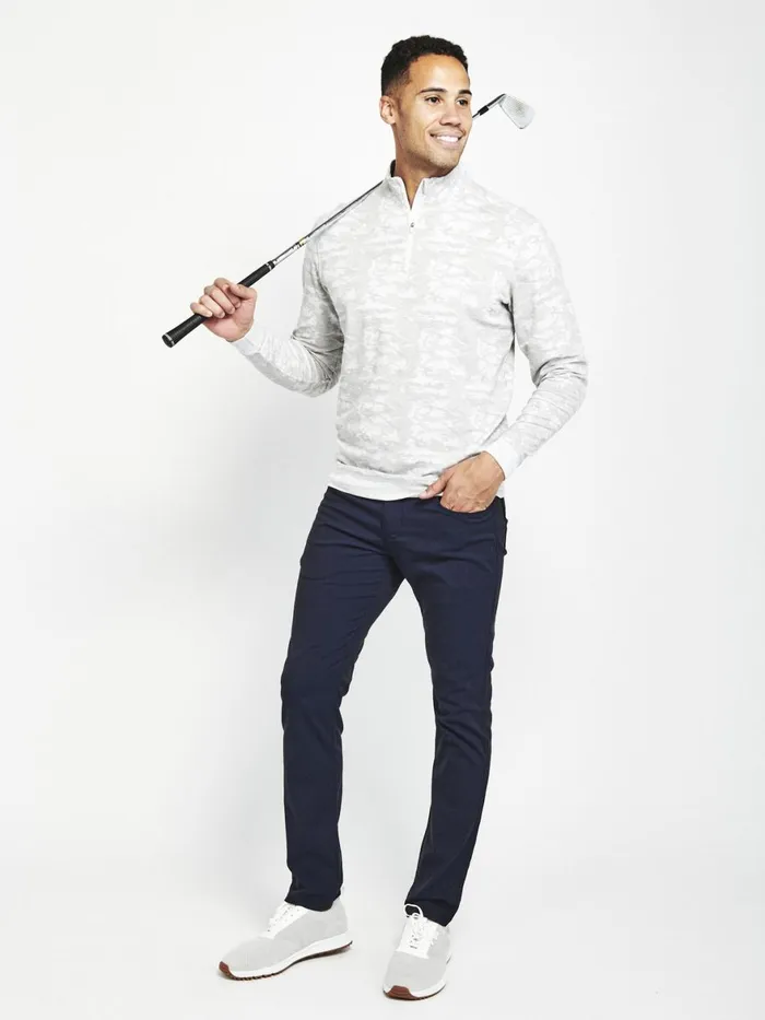Men Cloud French Terry Quarter Zip Tasc Performance Quarter Zips