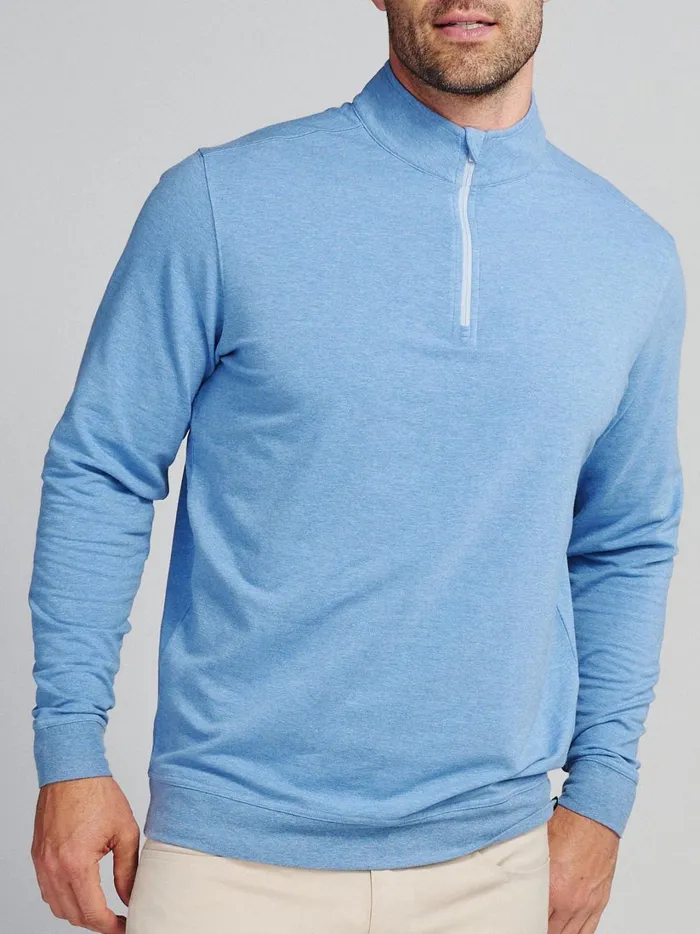 Men Cloud French Terry Quarter Zip Tasc Performance Quarter Zips