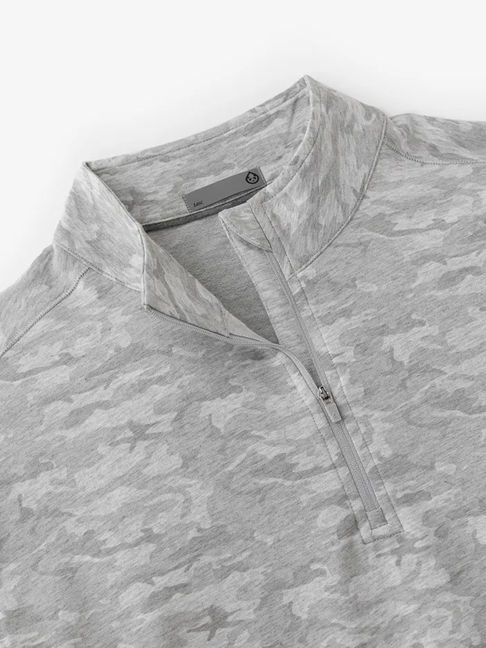 Men Cloud French Terry Quarter Zip Tasc Performance Quarter Zips