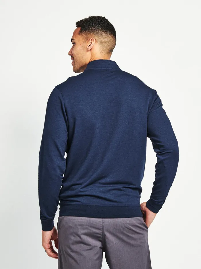 Men Cloud French Terry Quarter Zip Tasc Performance Quarter Zips