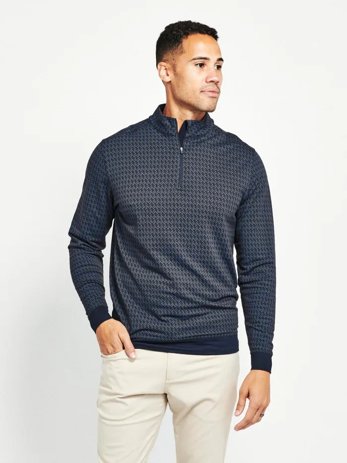 Men Cloud French Terry Quarter Zip Tasc Performance Quarter Zips
