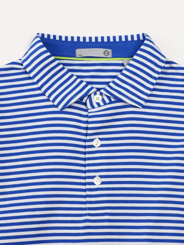 Men Cloud Polo 8211 Air Stripe Tasc Performance Polo Shirts