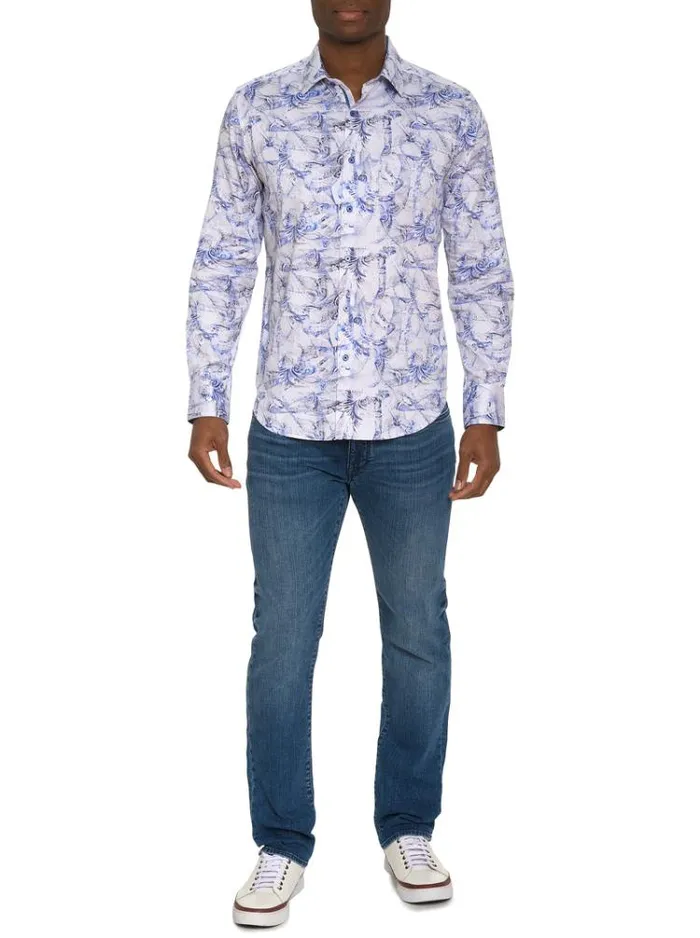 Men DIMARO LONG SLEEVE BUTTON DOWN SHIRT Multi Robert Graham Button Down Shirts