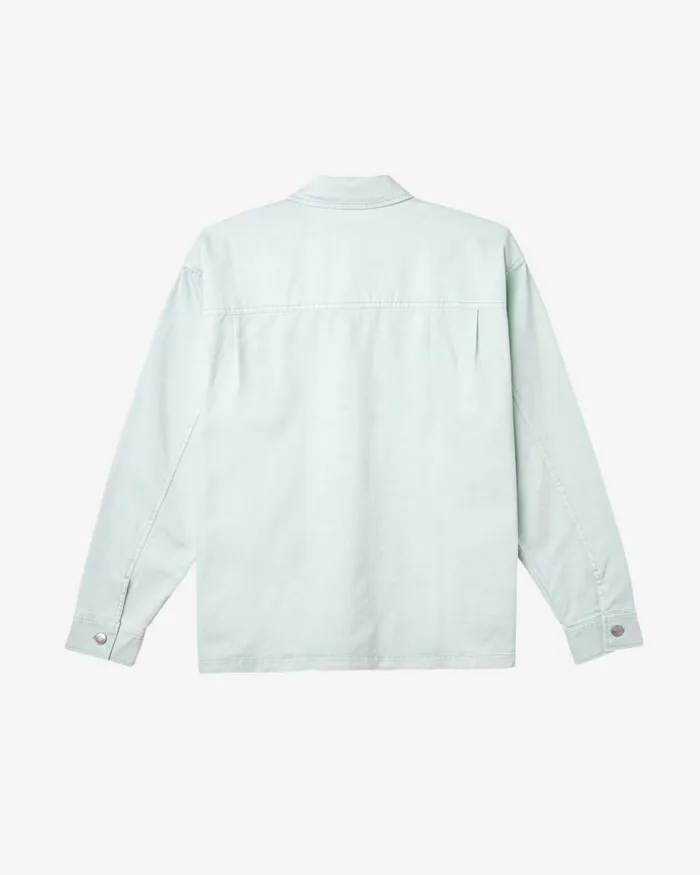 Men DIVISION SHIRT JACKET Pigment Black OBEY Clothing JACKETS
