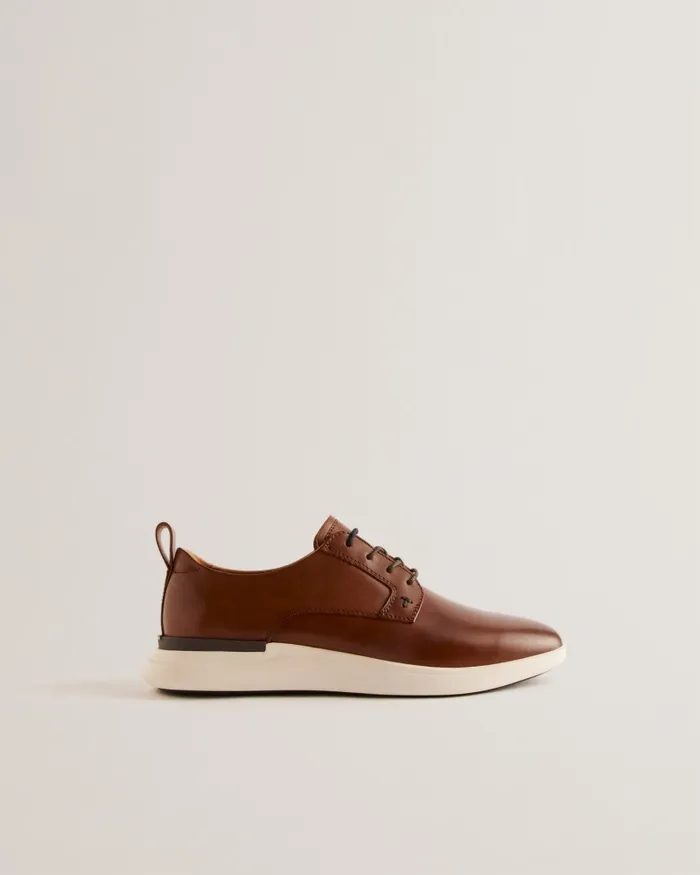 Men DORSSET 8211 Leather Lace Up Hybrid Trainers Dark Orange Ted Baker Trainers Men DORSSET 8211 Leather Lace Up Hybrid Trainers Dark Orange Ted Baker Trainers