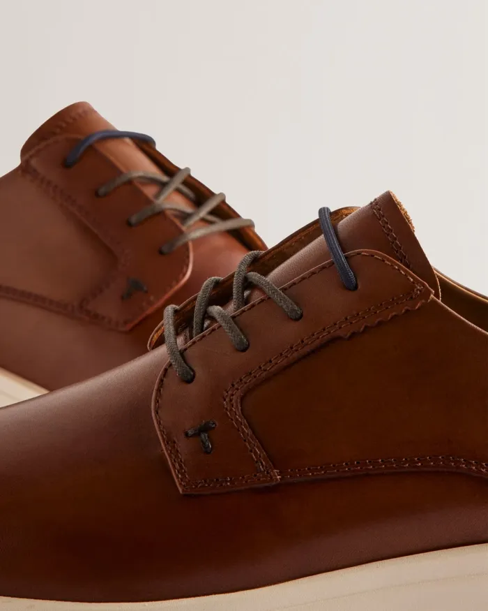 Men DORSSET 8211 Leather Lace Up Hybrid Trainers Dark Orange Ted Baker Trainers Men DORSSET 8211 Leather Lace Up Hybrid Trainers Dark Orange Ted Baker Trainers