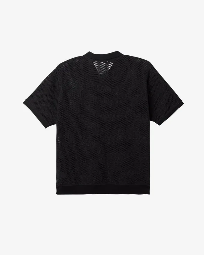 Men DUKE MESH POLO Black OBEY Clothing TOPS