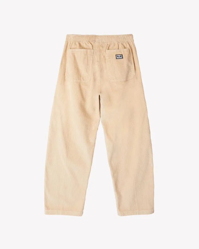 Men EASY CORD PANT Digital Black OBEY Clothing BOTTOMS