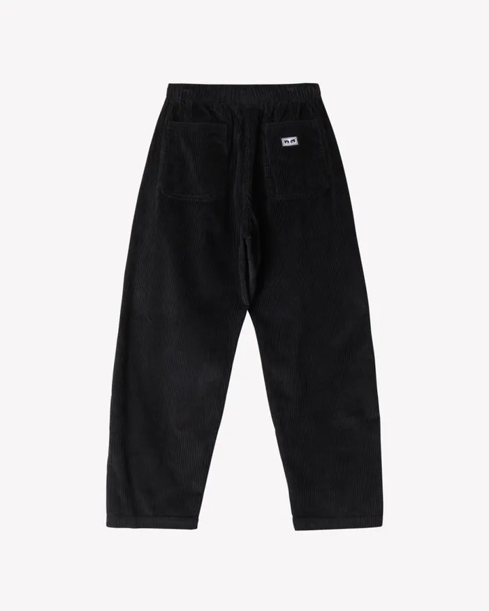 Men EASY CORD PANT Digital Black OBEY Clothing BOTTOMS