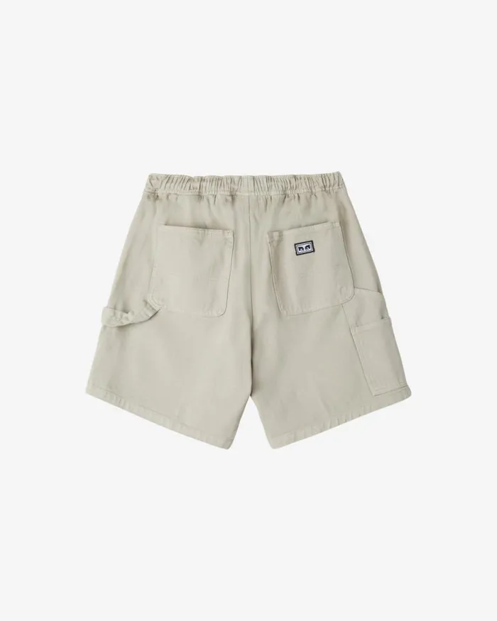 Men EASY DENIM CARPENTER SHORT Stone Wash Indigo OBEY Clothing Denim