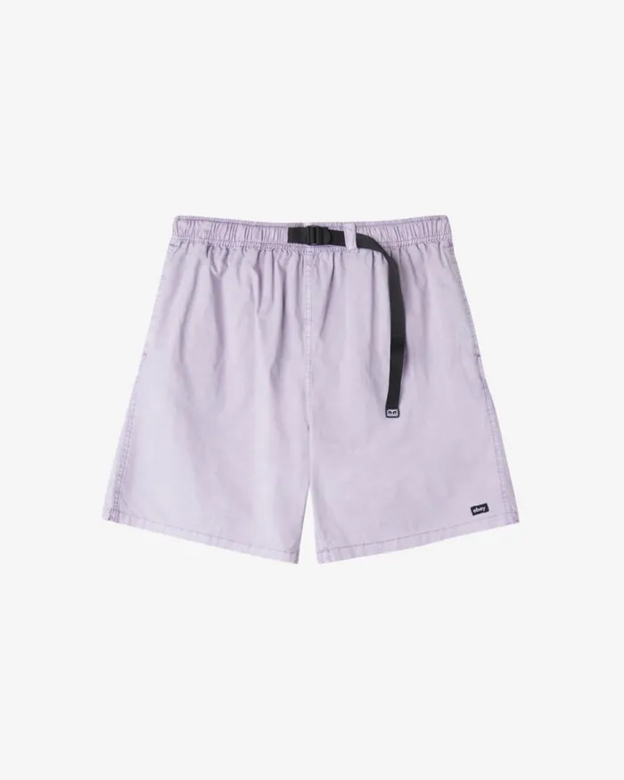 Men EASY PIGMENT TRAIL SHORT Pigment Anthracite OBEY Clothing BOTTOMS