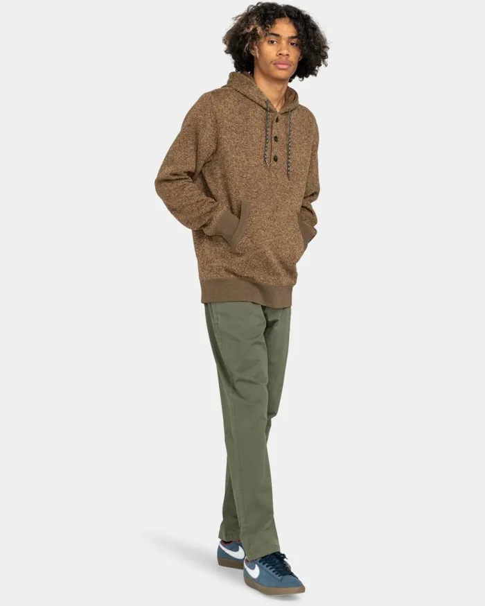 Men Element Hoodies and Jackets Highland Henley Sweater Oxford Heather
