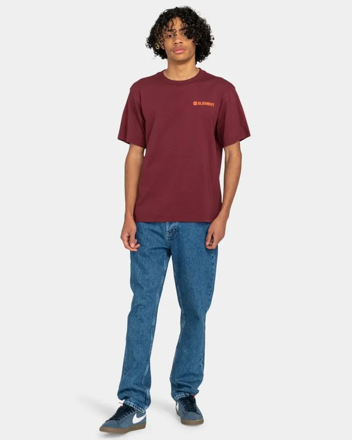 Men Element TShirts Blazin TShirt Tawny Port Men Element TShirts Blazin TShirt Tawny Port