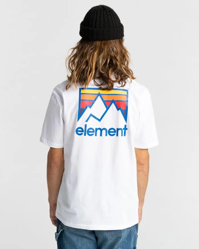 Men Element TShirts Joint Short Sleeve TShirt Optic White Men Element TShirts Joint Short Sleeve TShirt Optic White