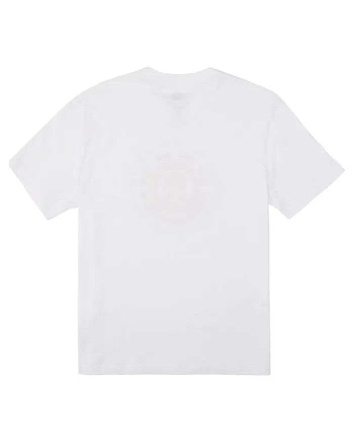Men Element TShirts Seal Short Sleeve TShirt Optic White