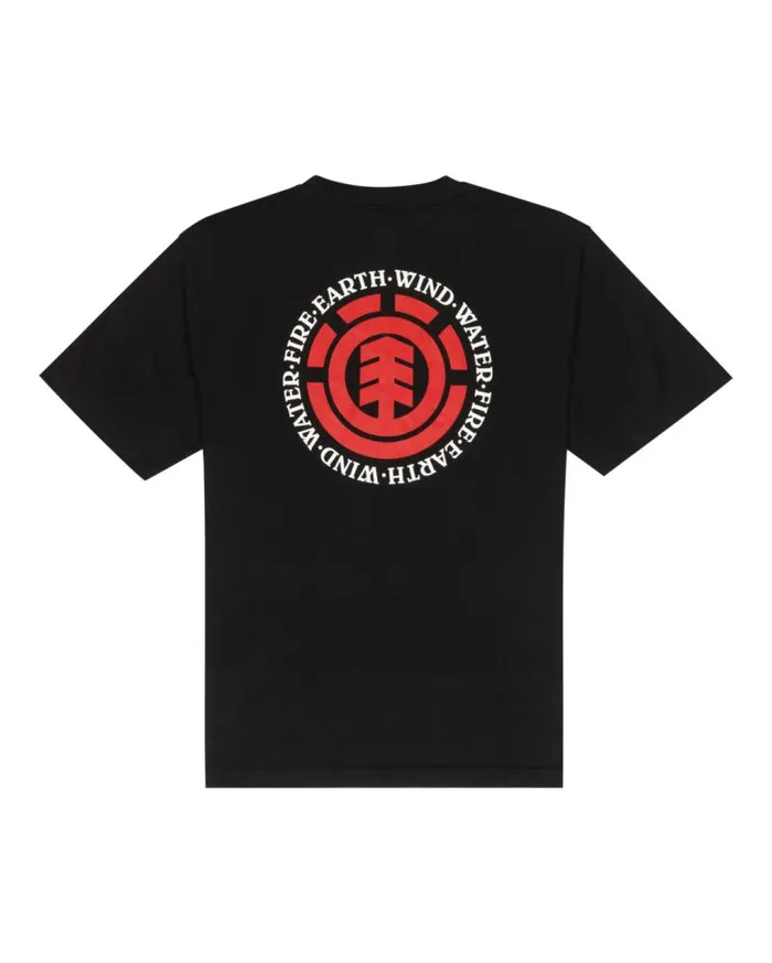 Men Element TShirts Seal TShirt Flint Black