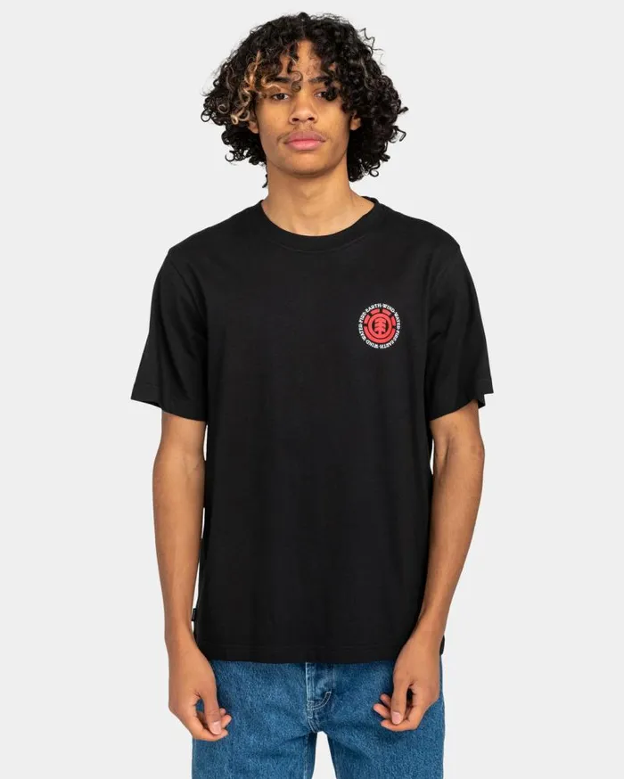 Men Element TShirts Seal TShirt Flint Black Men Element TShirts Seal TShirt Flint Black