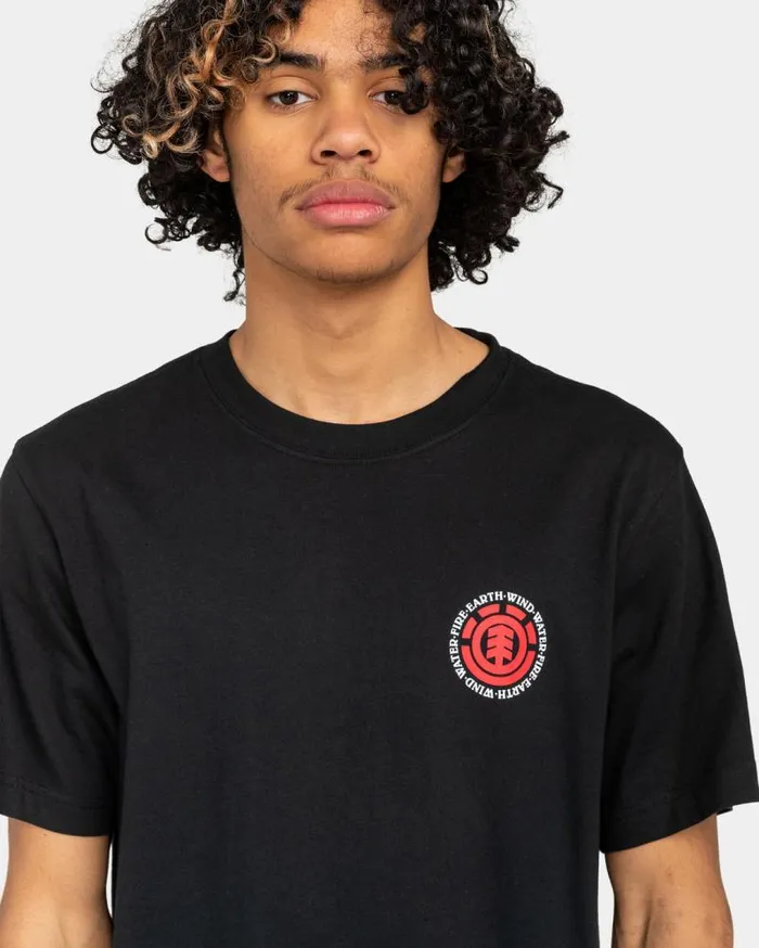 Men Element TShirts Seal TShirt Flint Black Men Element TShirts Seal TShirt Flint Black