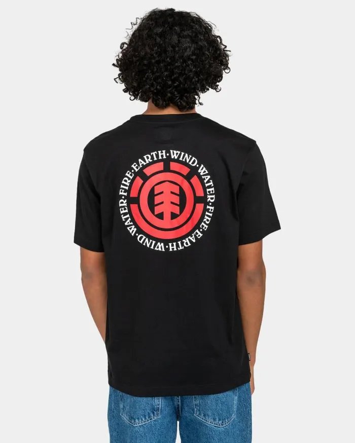 Men Element TShirts Seal TShirt Flint Black Men Element TShirts Seal TShirt Flint Black