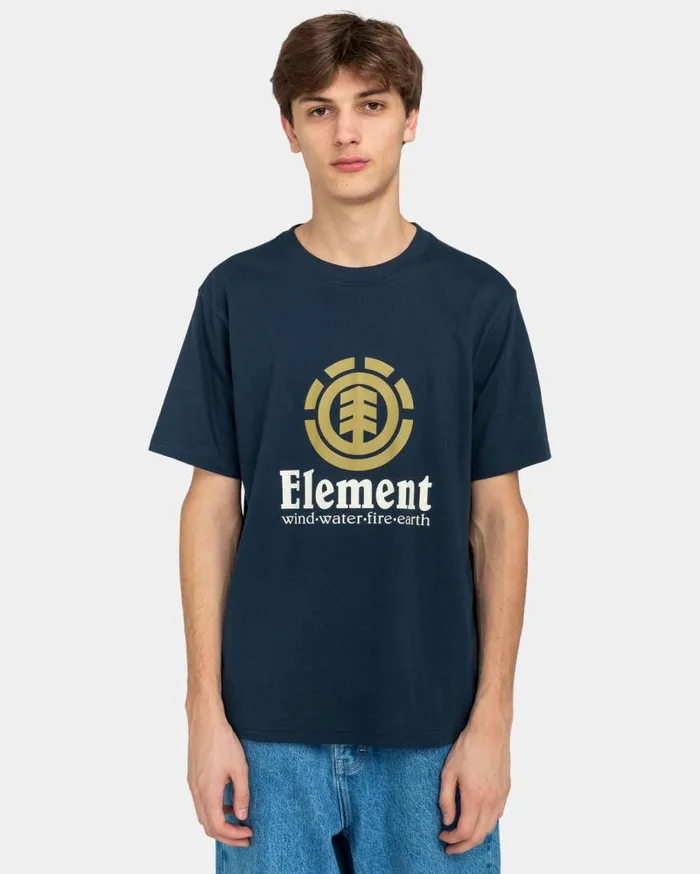 Men Element TShirts Vertical TShirt Eclipse Navy Men Element TShirts Vertical TShirt Eclipse Navy