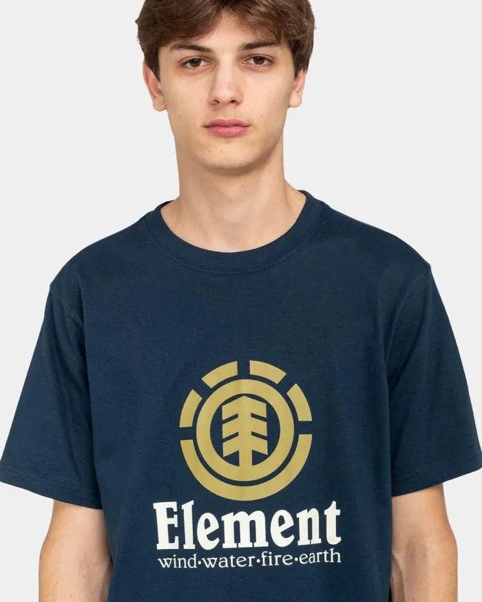 Men Element TShirts Vertical TShirt Eclipse Navy Men Element TShirts Vertical TShirt Eclipse Navy