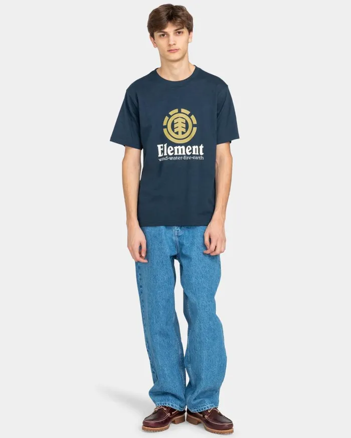 Men Element TShirts Vertical TShirt Eclipse Navy Men Element TShirts Vertical TShirt Eclipse Navy