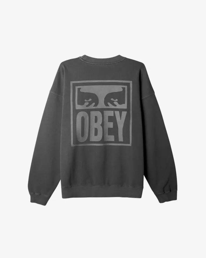 Men EYES ICON EXTRAHEAVY CREWNECK Pigment Dewberry OBEY Clothing SWEATSHIRTS Men EYES ICON EXTRAHEAVY CREWNECK Pigment Dewberry OBEY Clothing SWEATSHIRTS