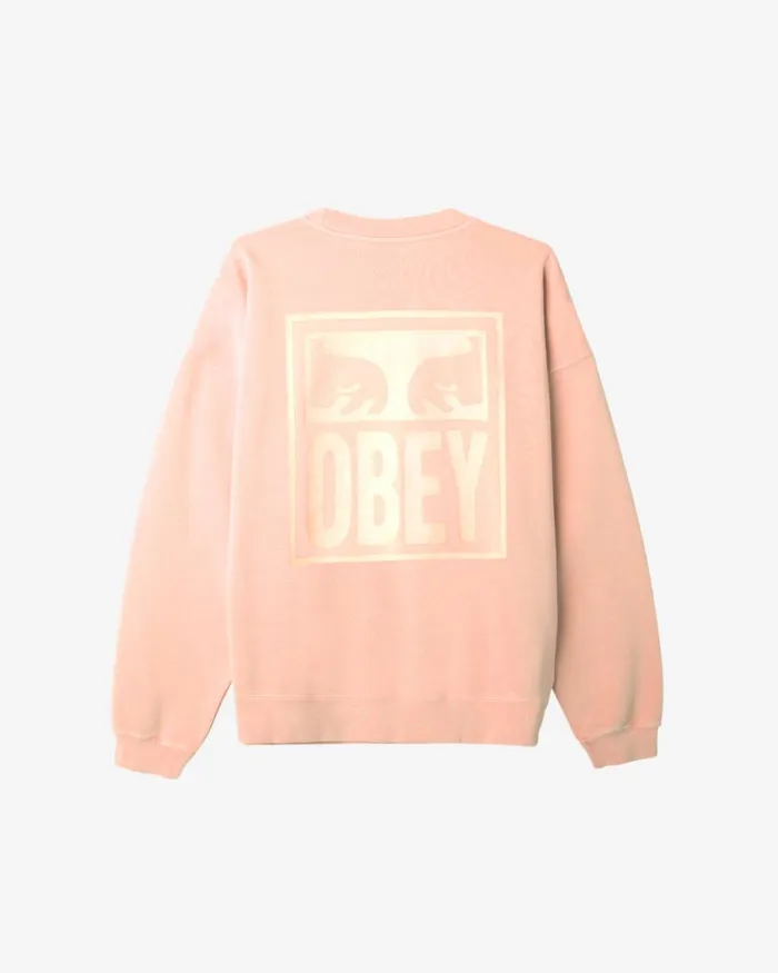 Men EYES ICON EXTRAHEAVY CREWNECK Pigment Dewberry OBEY Clothing SWEATSHIRTS Men EYES ICON EXTRAHEAVY CREWNECK Pigment Dewberry OBEY Clothing SWEATSHIRTS