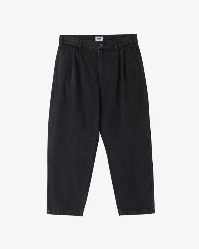 Men FUBAR PLEATED DENIM Unbleached OBEY Clothing Denim