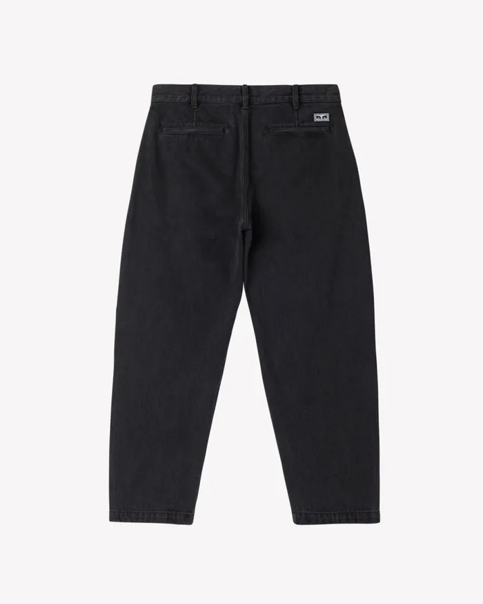 Men FUBAR PLEATED DENIM Unbleached OBEY Clothing Denim