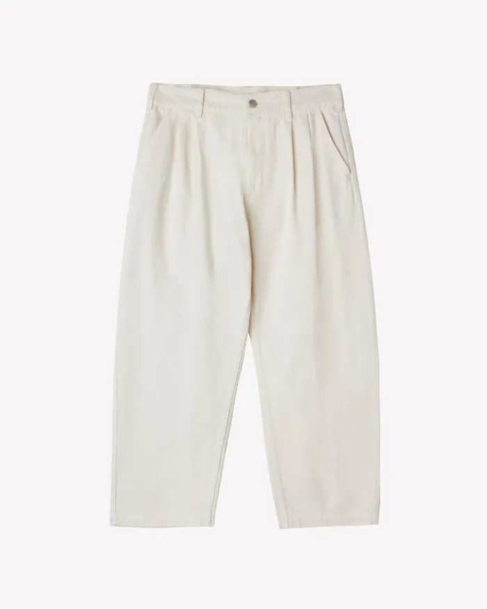 Men FUBAR PLEATED DENIM Unbleached OBEY Clothing Denim