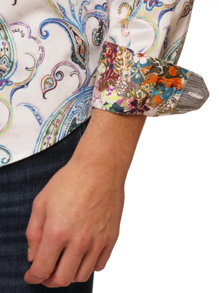 Men GRASSHOPPER 2 LONG SLEEVE BUTTON DOWN SHIRT Multi Robert Graham Button Down Shirts