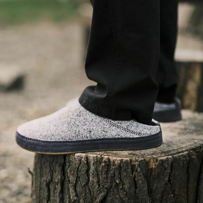 Men Hmani Hulu Mens Wool Mule Slipper Graphite Trench Blue Olukai IndoorOutdoor Men Hmani Hulu Mens Wool Mule Slipper Graphite Trench Blue Olukai IndoorOutdoor