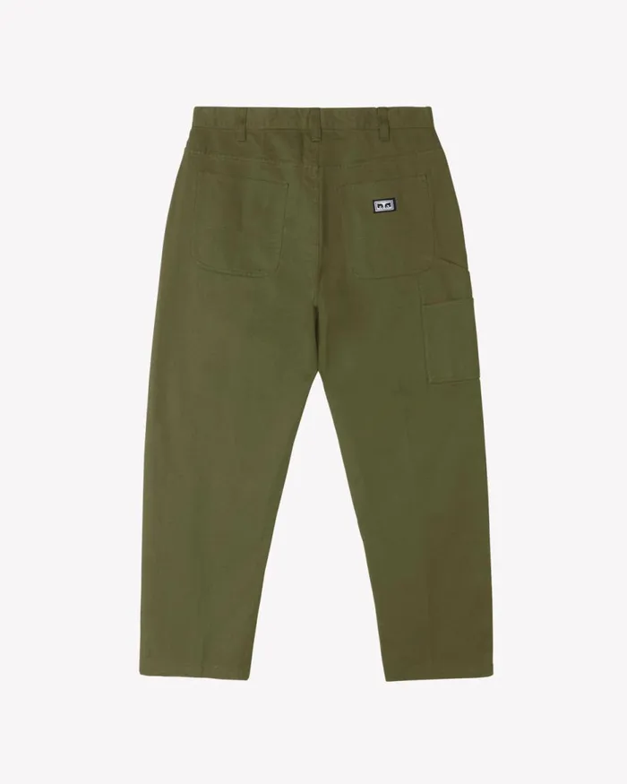 Men HARDWORK CARPENTER PANT Black OBEY Clothing BOTTOMS
